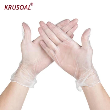 100Pcs Transparent Disposable gloves Food Home Cleaning Kitchen Restaurant BBQ Garden Rubber Protective long PVC Work Gloves
100Pcs Transparent Disposable gloves Food Home Cleaning Kitchen Restaurant BBQ Garden Rubber Protective long PVC Work Gloves