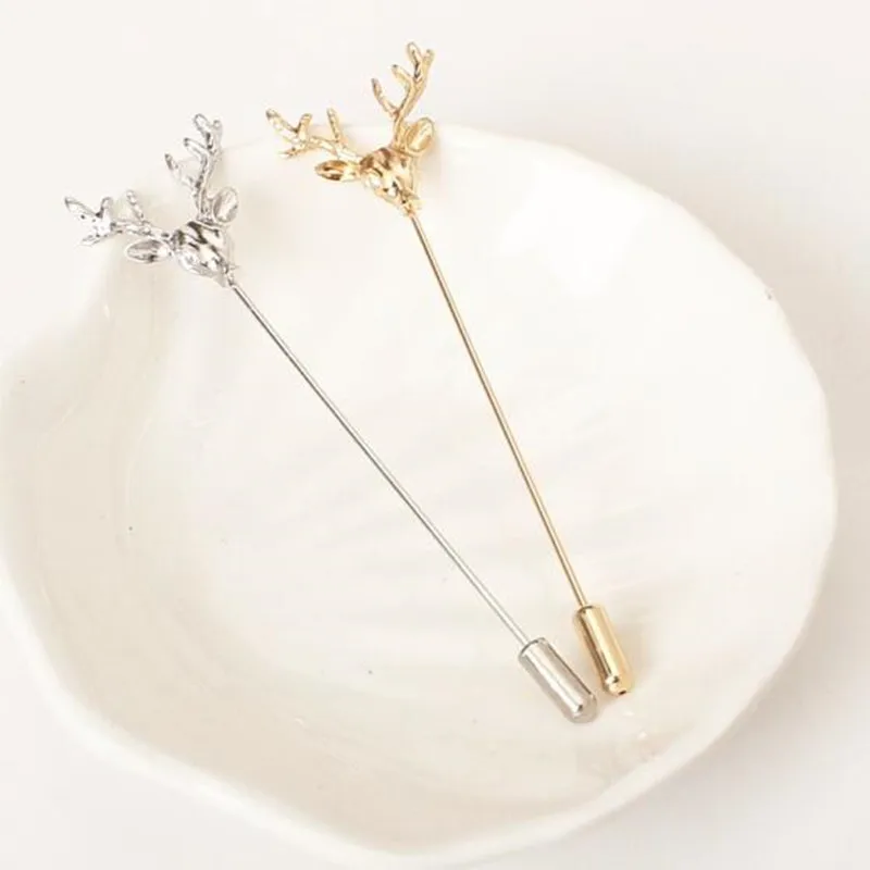 Hot Retro Deer Brooches Collar clip Men women buckle Corsage Lapel Collar Pin Men 's business suit buckle Trendy Lapel Pin 1pcs
Hot Retro Deer Brooches Collar clip Men women buckle Corsage Lapel Collar Pin Men 's business suit buckle Trendy Lapel Pin 1pcs