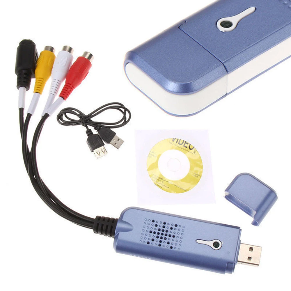 High quality USB 2.0 Easycap Capture Video TV DVD VHS Audio Capture Adapter Card Easier Cap USB Video Capture Device
High quality USB 2.0 Easycap Capture Video TV DVD VHS Audio Capture Adapter Card Easier Cap USB Video Capture Device