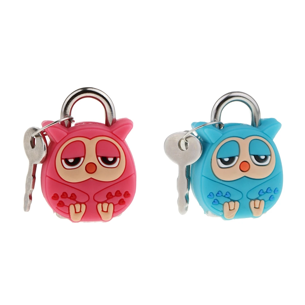 2 Set Lovely Owl Animals Mini Padlock Security Lock With Key Padlock Security Lock DIY Craft Supplies Pink & Green
2 Set Lovely Owl Animals Mini Padlock Security Lock With Key Padlock Security Lock DIY Craft Supplies Pink & Green