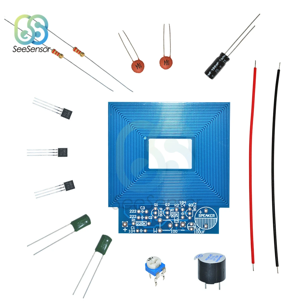 DC 3V-5V Metal Detector DIY Kit Electronic Kit Non-contact Sensor Board Module DIY Electronic Part
DC 3V-5V Metal Detector DIY Kit Electronic Kit Non-contact Sensor Board Module DIY Electronic Part