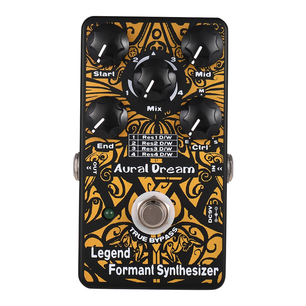 Legend Formant Synthesizer Guitar Effect Pedal 4 Resonance Modes Aluminum Alloy Shell True Bypass
Legend Formant Synthesizer Guitar Effect Pedal 4 Resonance Modes Aluminum Alloy Shell True Bypass
