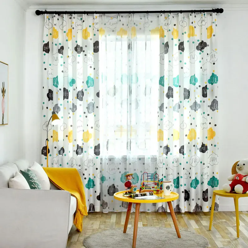 Children Room Blackout Curtains Cartoon Cloud Letter Design for Kids Baby Room Modern Printed Living Room Window Curtain Drapes
Children Room Blackout Curtains Cartoon Cloud Letter Design for Kids Baby Room Modern Printed Living Room Window Curtain Drapes