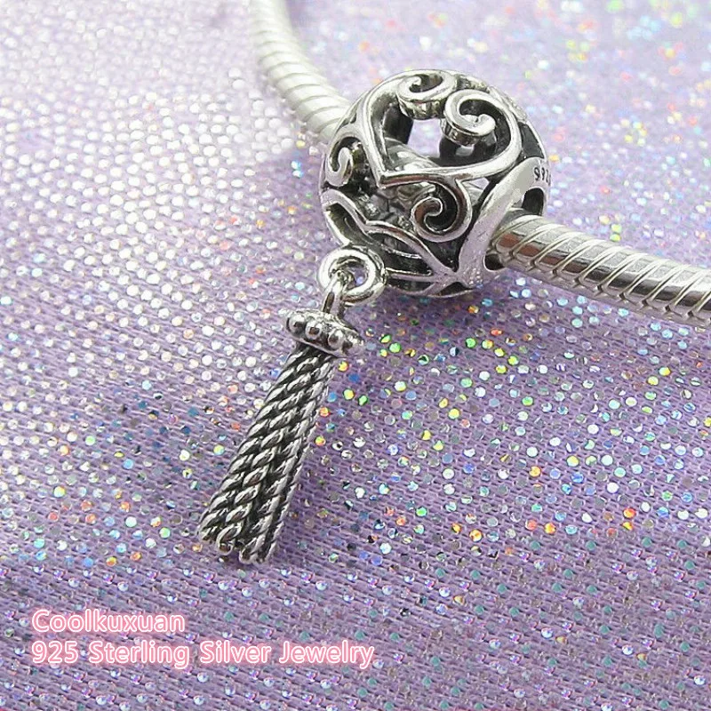 Spring Collection Authentic 925 Sterling Silver Enchanted Heart Tassel Charm Beads Fit Brand Charms Bracelet Diy Jewelry
Spring Collection Authentic 925 Sterling Silver Enchanted Heart Tassel Charm Beads Fit Brand Charms Bracelet Diy Jewelry