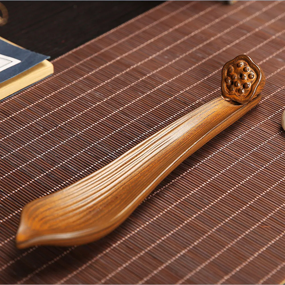 Brown Ceramic Leaf Incense Burner Back flow for Home Living office Decoration Cones & Coil Smell Removing Dehumidfication
Brown Ceramic Leaf Incense Burner Back flow for Home Living office Decoration Cones & Coil Smell Removing Dehumidfication