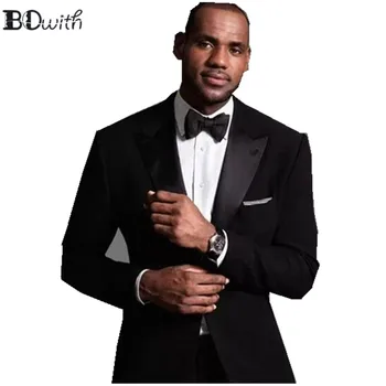 Custom Made Black Men Suits Slim Fit Peak Lapel Formal Groom Prom Dress Tuxedo Male Coat 2 Piece Blazer Jacket+Pant
Custom Made Black Men Suits Slim Fit Peak Lapel Formal Groom Prom Dress Tuxedo Male Coat 2 Piece Blazer Jacket+Pant