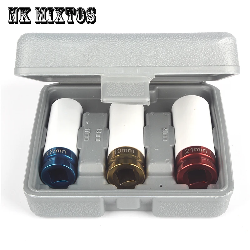 NK MIXTOS 17mm 19mm 21mm Car Garage Wheel Nut Extractor Socket Set Repair Tool Spanner Portable Change Nut Tire Lug Whosale
NK MIXTOS 17mm 19mm 21mm Car Garage Wheel Nut Extractor Socket Set Repair Tool Spanner Portable Change Nut Tire Lug Whosale