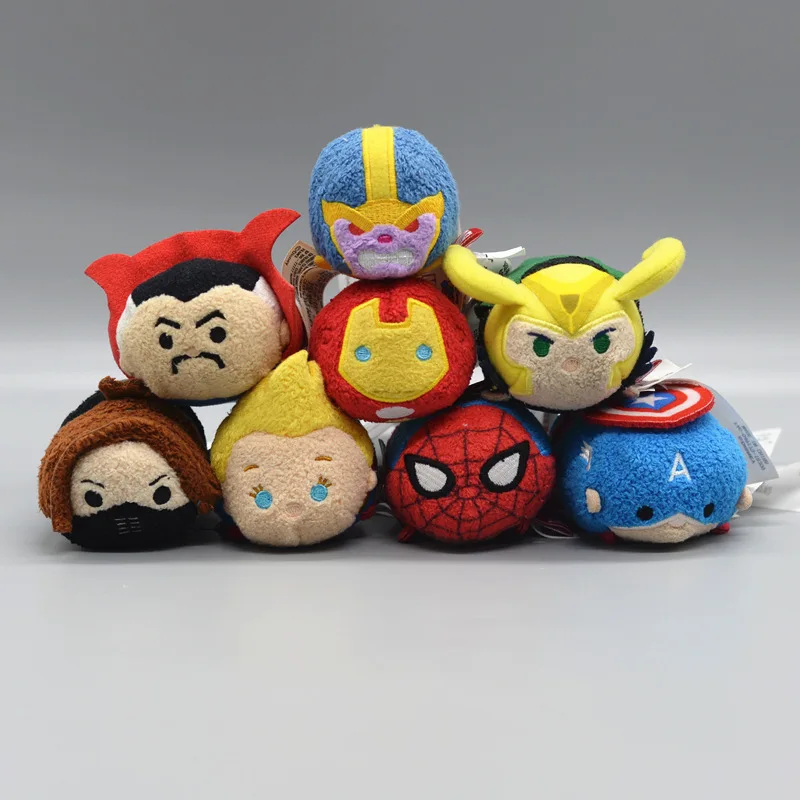 8pcs Mini Plush Toy Avengers Spiderman Winter Soldier Venom Captain America Doctor Strange Thanos Loki Iron Man Hawkeye
8pcs Mini Plush Toy Avengers Spiderman Winter Soldier Venom Captain America Doctor Strange Thanos Loki Iron Man Hawkeye