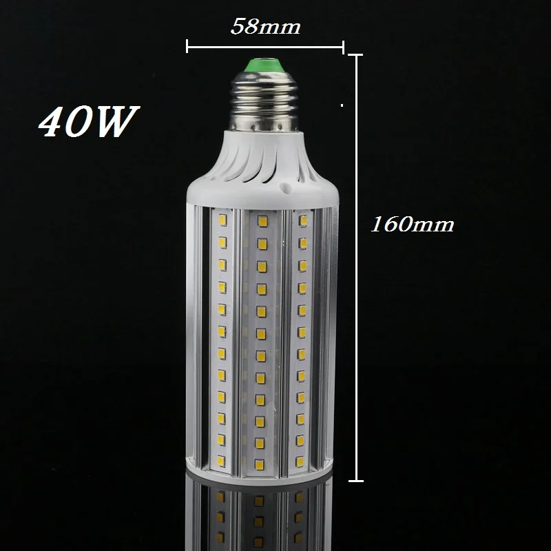 High Power 110v 220v LED Lamp E27 40W corn bulb Spot Light SMD2835 lamparas Warm Cold white Christmas Chandelier Candle Lighting
High Power 110v 220v LED Lamp E27 40W corn bulb Spot Light SMD2835 lamparas Warm Cold white Christmas Chandelier Candle Lighting