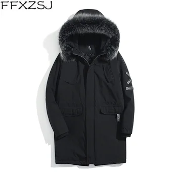 FFXZSJ men's winter hooded padded warm couple cotton-padded jacket, ladies' cotton-padded jacket, with detachable fur collar
FFXZSJ men's winter hooded padded warm couple cotton-padded jacket, ladies' cotton-padded jacket, with detachable fur collar