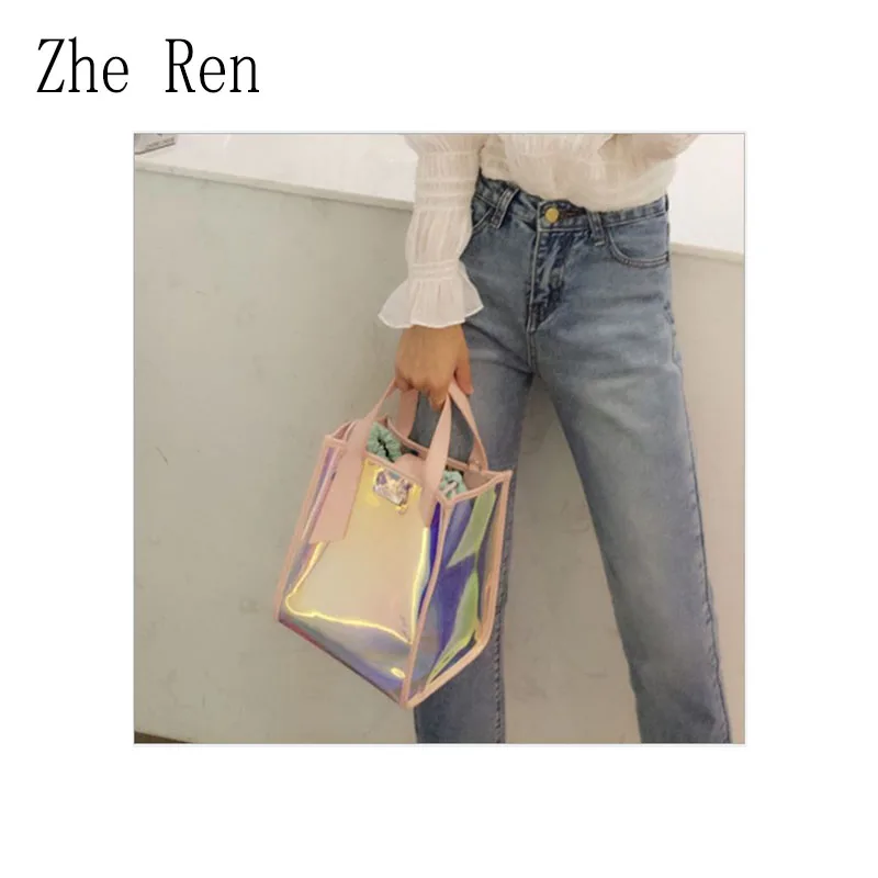Female bag laser transparent built-in receiver single-shoulder bag handheld bag mother bag 2 color in
Female bag laser transparent built-in receiver single-shoulder bag handheld bag mother bag 2 color in