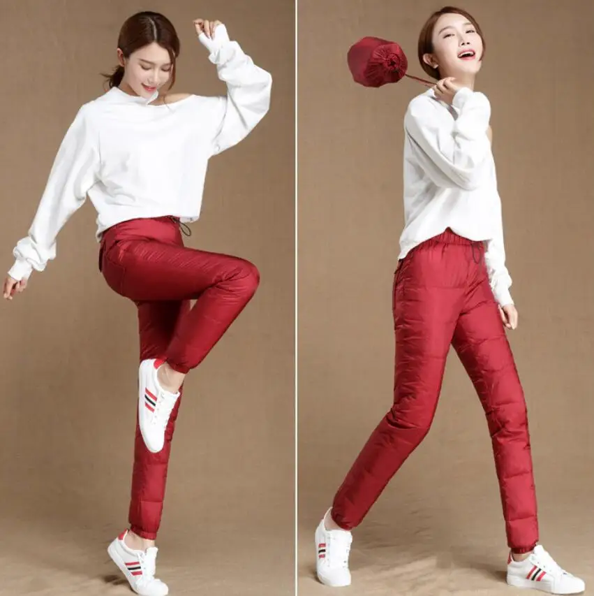 New Winter Women down cotton Pants Thick Warm outdoors Pants woman Elastic Waist Work Trousers female fashion casual trousers
New Winter Women down cotton Pants Thick Warm outdoors Pants woman Elastic Waist Work Trousers female fashion casual trousers