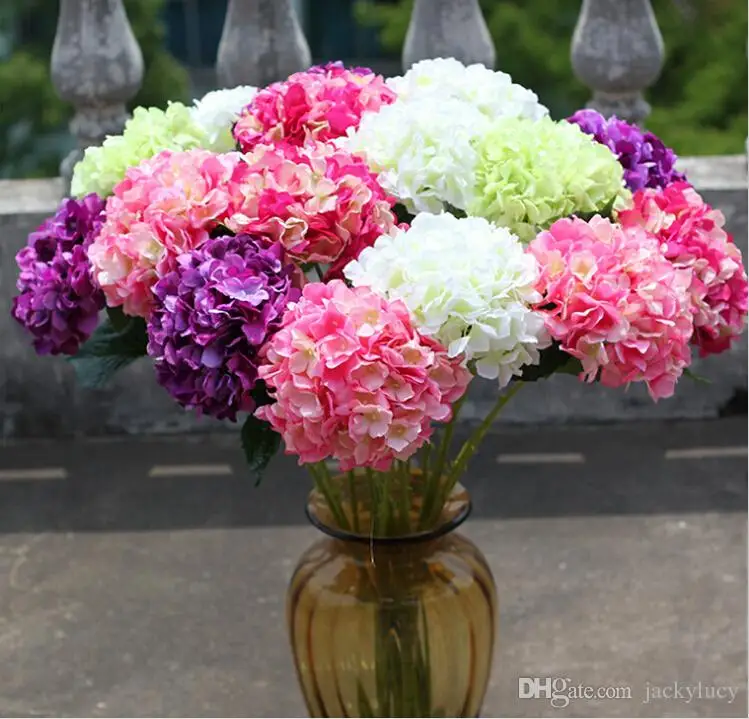 Dia of 22cm Flower Head 80cm 31.5"Long Artificial Silk Flowers Single Hydrangeas Craft Ornament for Wedding Home Party Decoratio
Dia of 22cm Flower Head 80cm 31.5"Long Artificial Silk Flowers Single Hydrangeas Craft Ornament for Wedding Home Party Decoratio
