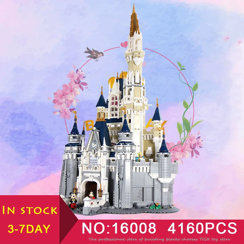 LEPIN 16008 Cinderella Princess Castle City Set 4160PCS Compatible LegoINglys 71040 Model set Building Blocks Kid Brick Toy
LEPIN 16008 Cinderella Princess Castle City Set 4160PCS Compatible LegoINglys 71040 Model set Building Blocks Kid Brick Toy