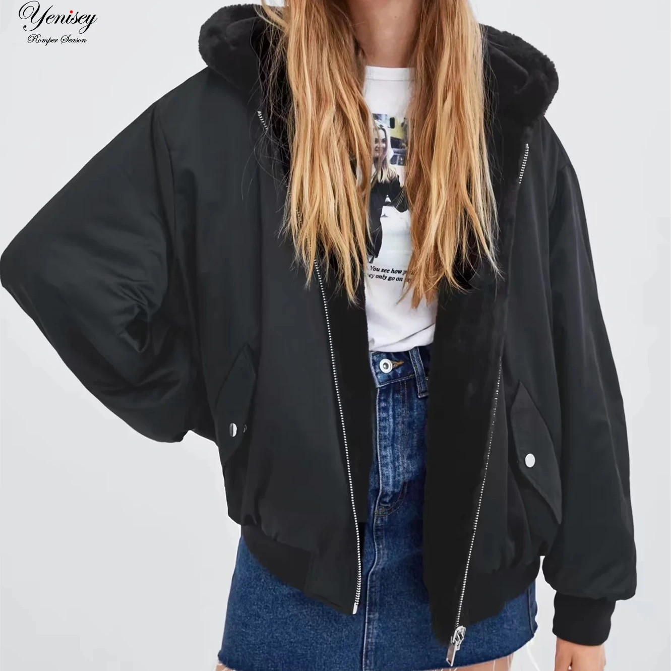 G0901T21 Europe and America 2018 autumn new product double faced flight jacket jacket 8444
G0901T21 Europe and America 2018 autumn new product double faced flight jacket jacket 8444