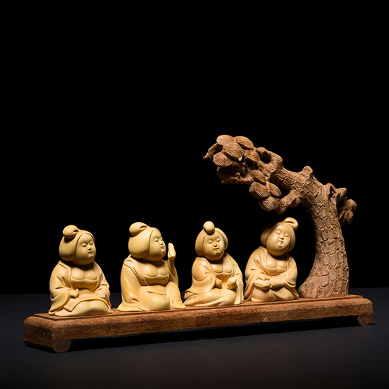Japanese Song Ji four beauties Figurines home decor wood structure decorations Chinese Art craft gifts statues for decoration
Japanese Song Ji four beauties Figurines home decor wood structure decorations Chinese Art craft gifts statues for decoration