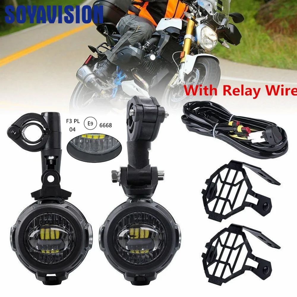 1 Set Universal Motorcycle LED Auxiliary Fog Light Driving Lamp 40W Auxiliary Light For BMW R1200GS/ADV/F800GS/F700GS/F600GS
1 Set Universal Motorcycle LED Auxiliary Fog Light Driving Lamp 40W Auxiliary Light For BMW R1200GS/ADV/F800GS/F700GS/F600GS