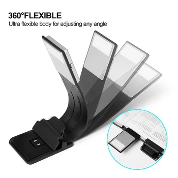 Clip-on LED Reading Light Lamp Flexible USB Rechargeable for Kindle eBook Readers LO88
Clip-on LED Reading Light Lamp Flexible USB Rechargeable for Kindle eBook Readers LO88