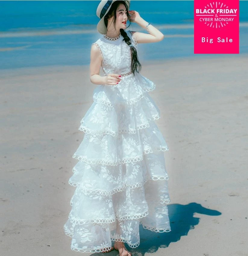 2019 summer Organza lace embroidery dress female college style princess puffed cake style holiday vacation beach dress wj774
2019 summer Organza lace embroidery dress female college style princess puffed cake style holiday vacation beach dress wj774