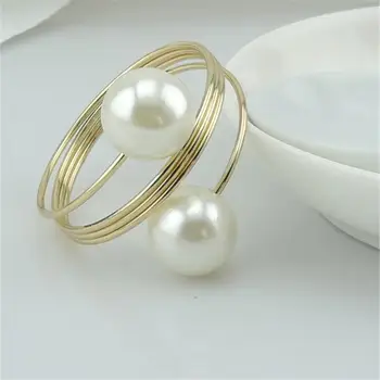 12PCS Pearl Napkin Ring Napkin Buckle Creat Personality Metal Napkin Ring Party Decoration Supplies For Home Kitchen
12PCS Pearl Napkin Ring Napkin Buckle Creat Personality Metal Napkin Ring Party Decoration Supplies For Home Kitchen
