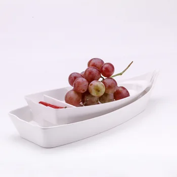 20pcs / lot A5 Melamine Tableware Dinner Plate 26 * 12.3 * 3.1cm Boat Ship Shape Plate Western Restaurant Tableware
20pcs / lot A5 Melamine Tableware Dinner Plate 26 * 12.3 * 3.1cm Boat Ship Shape Plate Western Restaurant Tableware