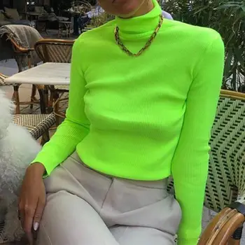 Winter Women Slim Fit Turtle Neck Long Sleeve Sweater Solid Color Jumper Top new 
Winter Women Slim Fit Turtle Neck Long Sleeve Sweater Solid Color Jumper Top new