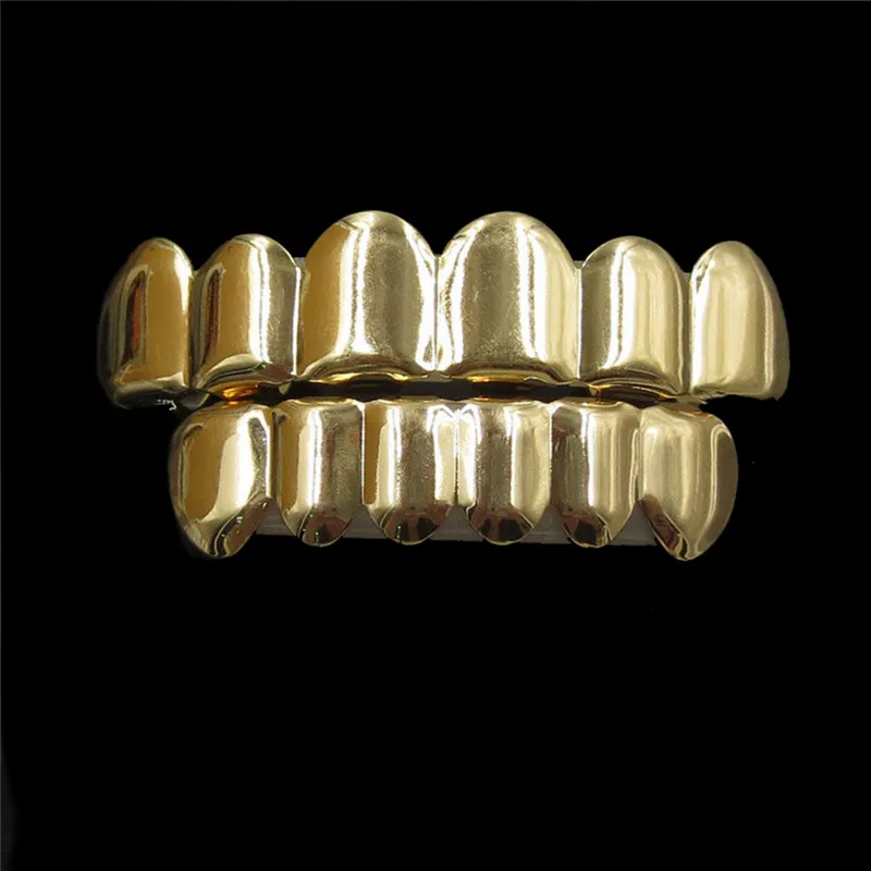 BOAKO Hip Hop Gold Teeth Grillz Set Top & Bottom Grills Dental Mouth Punk Teeth Caps Vampire Body Jewelry Party Rapper Jewelry
BOAKO Hip Hop Gold Teeth Grillz Set Top & Bottom Grills Dental Mouth Punk Teeth Caps Vampire Body Jewelry Party Rapper Jewelry
