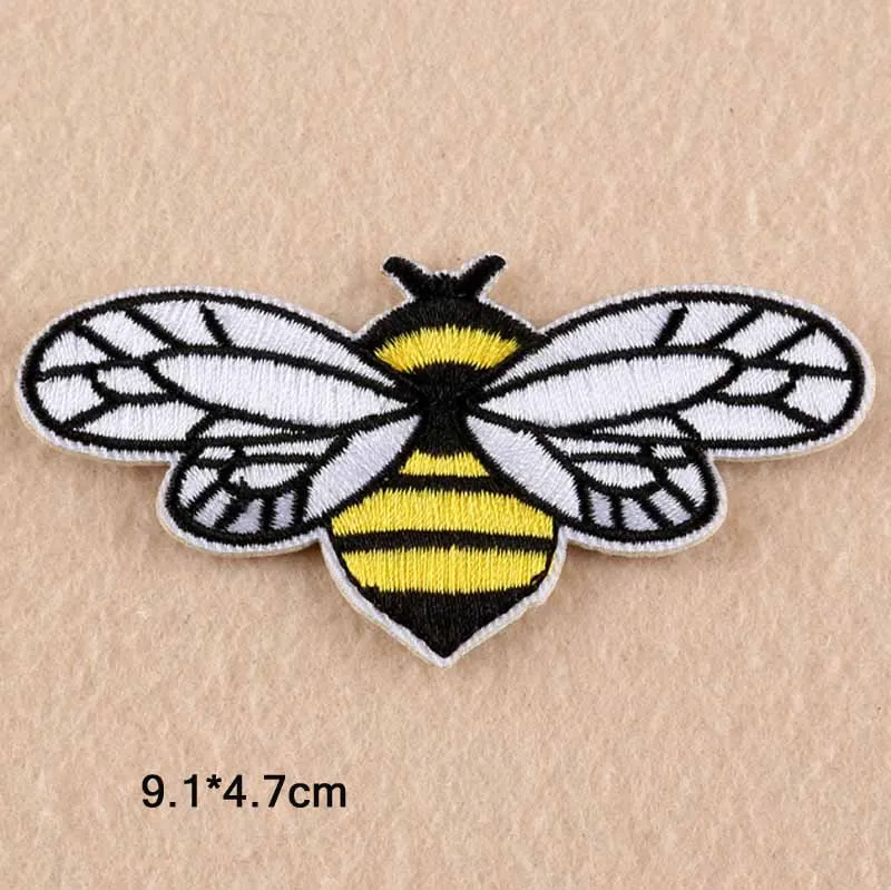 Bee Animal Punk Iron On Patch Clothes Patch For Clothing Boys Embroidered Embroidery Patch Garment Apparel Accessories
Bee Animal Punk Iron On Patch Clothes Patch For Clothing Boys Embroidered Embroidery Patch Garment Apparel Accessories