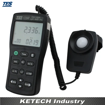 Data Logger Light Meter Tester 0.01 to 999900 Lux PC Data Record TES1339R