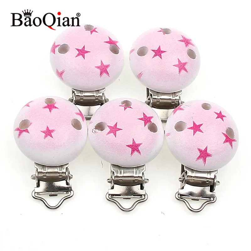 5Pcs Wooden Metal Baby Pacifier Clips For Holders Round Clasps Suspender Children Garment Accessories 29x45mm
5Pcs Wooden Metal Baby Pacifier Clips For Holders Round Clasps Suspender Children Garment Accessories 29x45mm