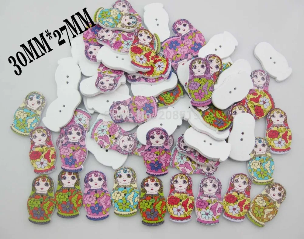 WBNLOS Russia Girl Wood buttons mix 150pcs Decorative button wooden 30mm*27mm scrapbooking
WBNLOS Russia Girl Wood buttons mix 150pcs Decorative button wooden 30mm*27mm scrapbooking