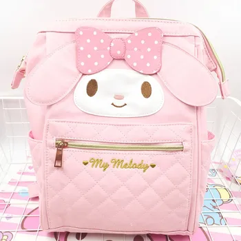News Cartoon Cute Genuine My Melody Backpack Hellokitty Bag High Quality Pu Pink School Bags Melody Travel Bag For Girls gift
News Cartoon Cute Genuine My Melody Backpack Hellokitty Bag High Quality Pu Pink School Bags Melody Travel Bag For Girls gift