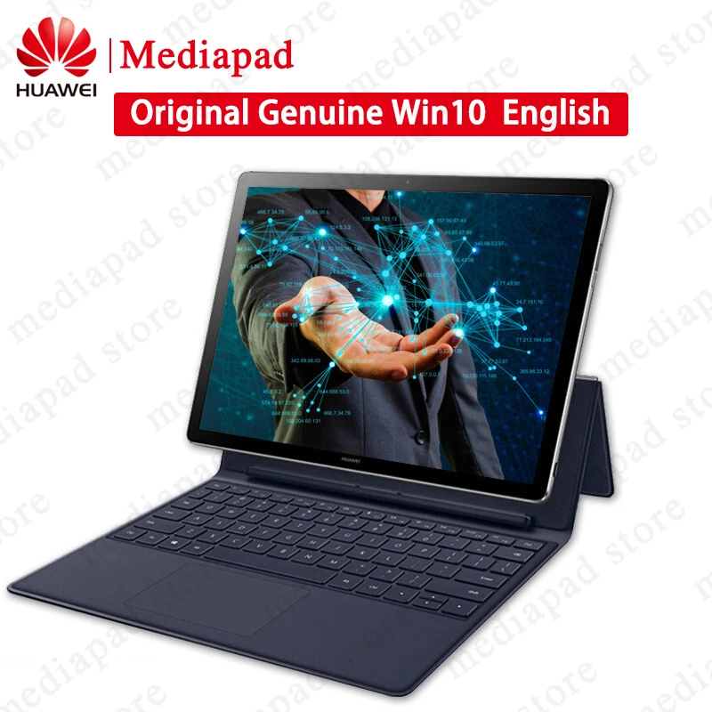 HUAWEI MateBook E 12.0 inch 4GB/8GB LPDDR3 128G/256B SSD Windows 10 Tablet PC Inte l Core M3-7Y30/ i5-7Y54 Fingerprint 2160*1440
HUAWEI MateBook E 12.0 inch 4GB/8GB LPDDR3 128G/256B SSD Windows 10 Tablet PC Inte l Core M3-7Y30/ i5-7Y54 Fingerprint 2160*1440