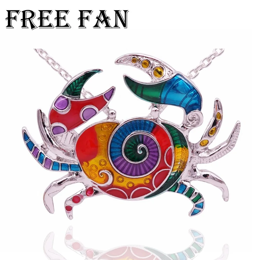 Free Fan Hot Statement Enamel Crab Necklace Pendants Chain Collar Ocean Sea Animal Necklace Jewelry For Women Girls Accessories
Free Fan Hot Statement Enamel Crab Necklace Pendants Chain Collar Ocean Sea Animal Necklace Jewelry For Women Girls Accessories