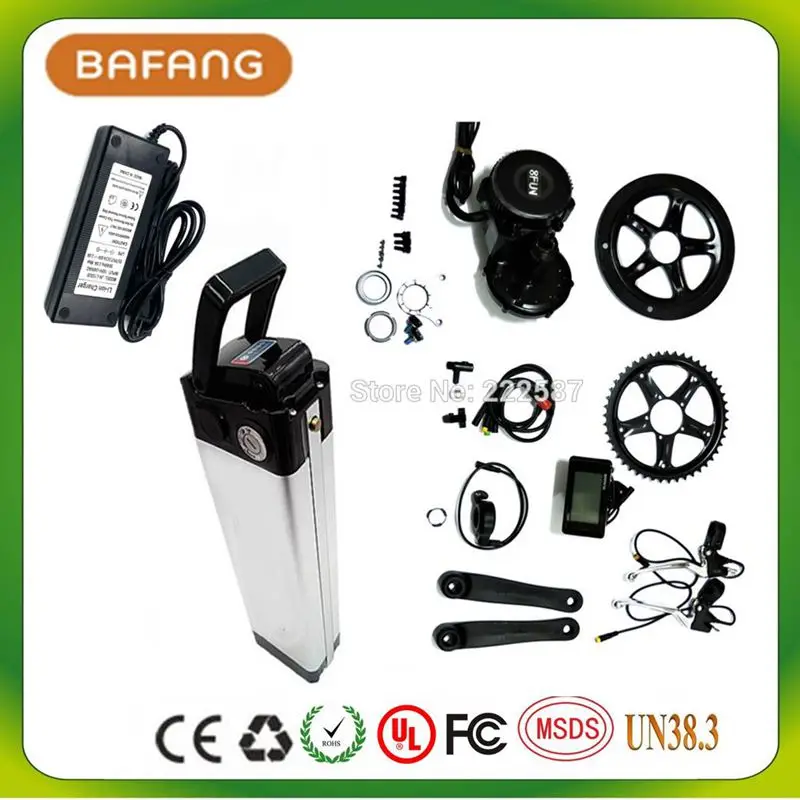 SWORDS FOX 48v 500w 8fun/bafang motor+48v 12ah for battery 5C discharge cell BBS-02 New design Motor ebike kits
SWORDS FOX 48v 500w 8fun/bafang motor+48v 12ah for battery 5C discharge cell BBS-02 New design Motor ebike kits