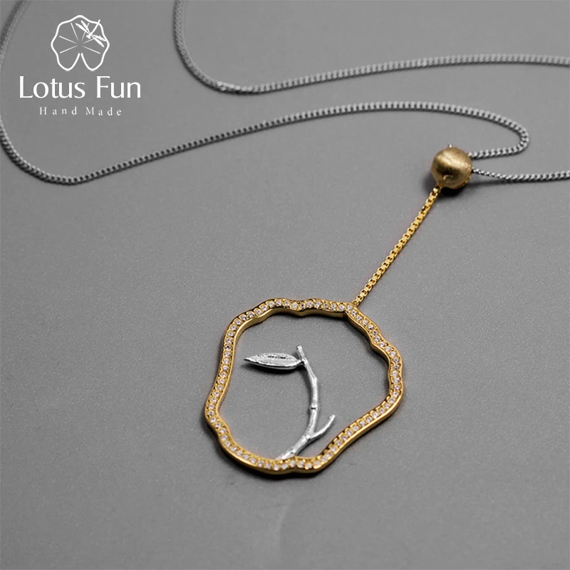 Lotus Fun Solid 925 Sterling Silver Necklace Pendants Female Geometric Bamboo Leaf Pendant without Chain for Women New Year Gift
Lotus Fun Solid 925 Sterling Silver Necklace Pendants Female Geometric Bamboo Leaf Pendant without Chain for Women New Year Gift