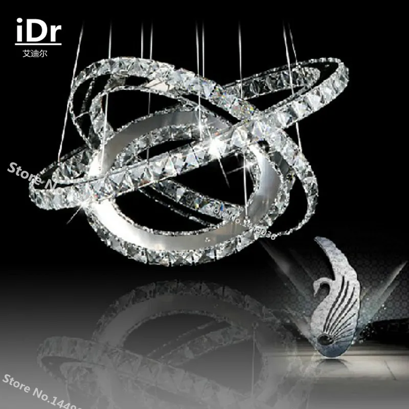 3 Rings Crystal LED Chandelier Light Fixture Crystal Light Lustre Hanging Suspension Light for Dining Room, Foyer, Stairs c-018
3 Rings Crystal LED Chandelier Light Fixture Crystal Light Lustre Hanging Suspension Light for Dining Room, Foyer, Stairs c-018