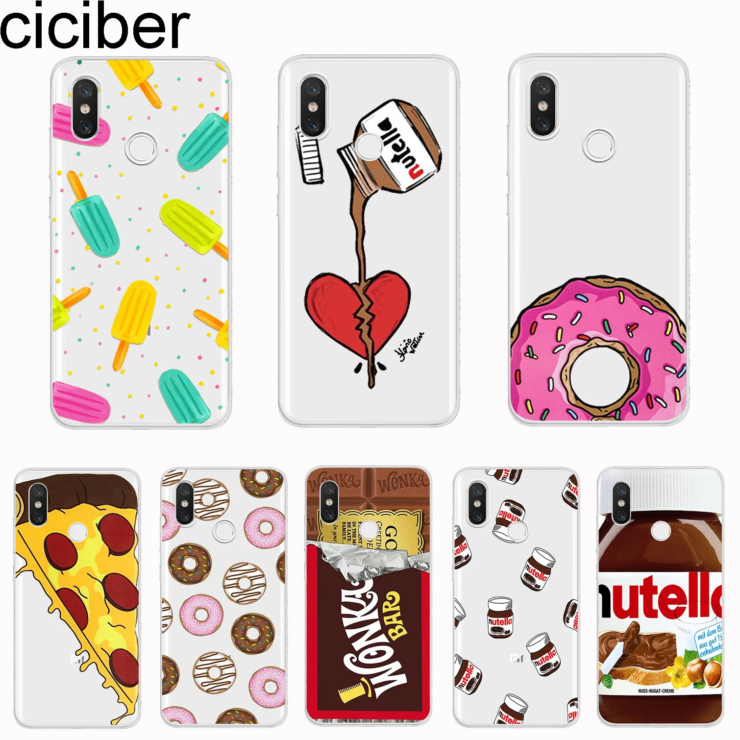 ciciber For Xiaomi MIX MAX 3 2 1 S Pro MI A2 A1 9 8 6 5 X 5C 5S Plus Lite SE Pocophone F1 Phone Cases Soft TPU Donuts Chocolate
ciciber For Xiaomi MIX MAX 3 2 1 S Pro MI A2 A1 9 8 6 5 X 5C 5S Plus Lite SE Pocophone F1 Phone Cases Soft TPU Donuts Chocolate