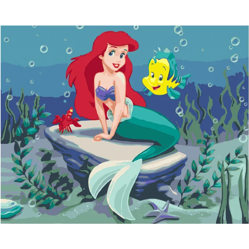 Painting By Numbers DIY Dropshipping 40x50 50x65cm Sexy mermaid under the sea Figure Canvas Wedding Decoration Art picture Gift
Painting By Numbers DIY Dropshipping 40x50 50x65cm Sexy mermaid under the sea Figure Canvas Wedding Decoration Art picture Gift