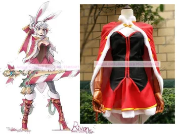 Game LOL Riven Christmas Uniform Cosplay Costume Full set +Ears Party girl Lolita Dress Custom Made Free Shipping
Game LOL Riven Christmas Uniform Cosplay Costume Full set +Ears Party girl Lolita Dress Custom Made Free Shipping