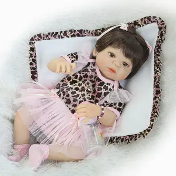 Hot New 58cm full silicone reborn baby doll toys 23inch Play House Doll Girl Brinquedos kids child brithday girls brinquedos
Hot New 58cm full silicone reborn baby doll toys 23inch Play House Doll Girl Brinquedos kids child brithday girls brinquedos