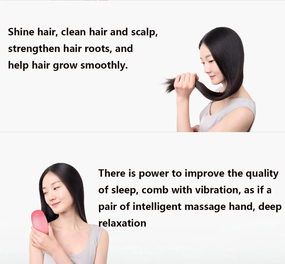 Xiaomi Comb Mi Home yueLi Portable Brush Care Beauty Anion Hair Care Scalp Massage Anti-static Comb Salon Styling Tamer Tool H15 (6)