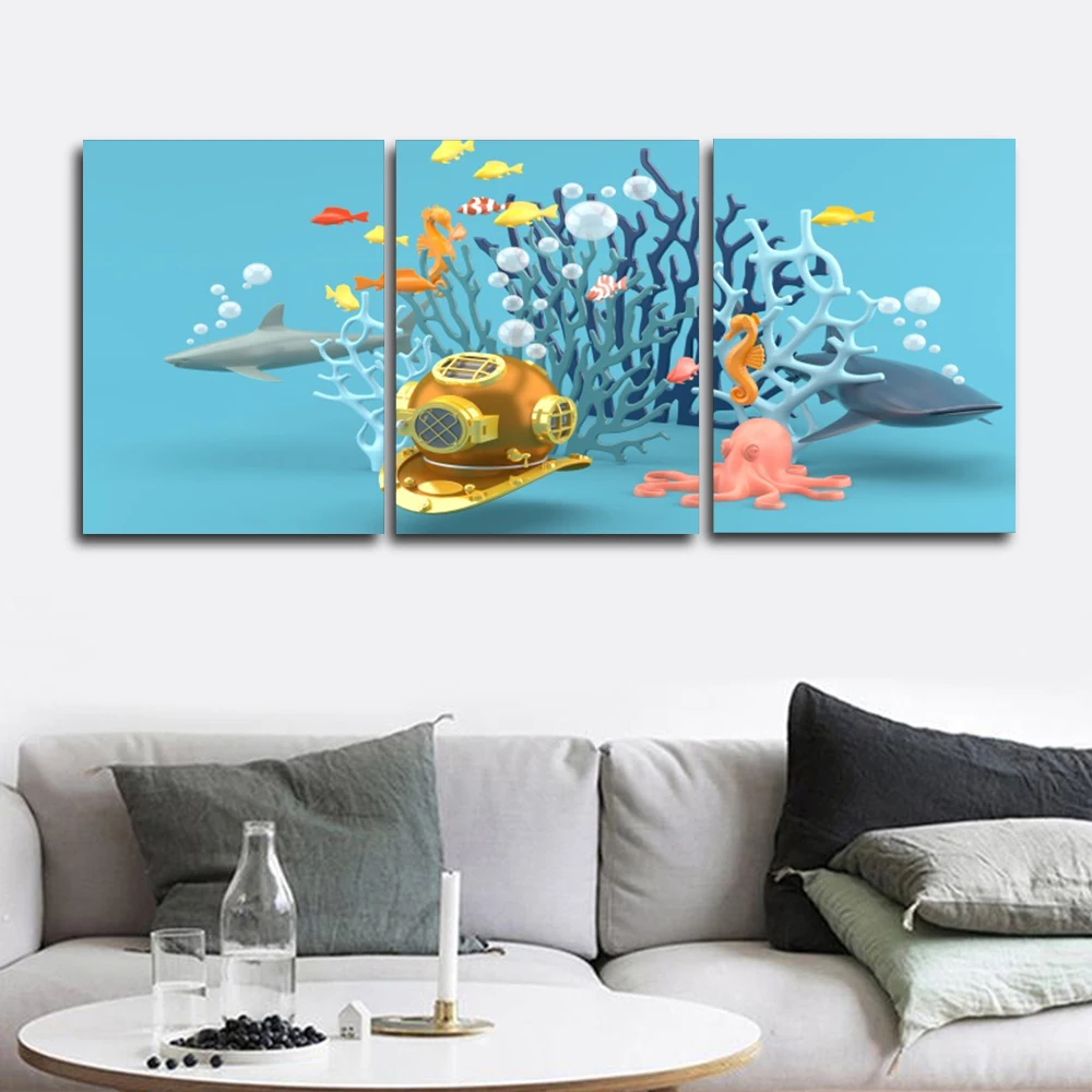 Laeacco Cartoon Underwater World Posters and Prints Nordic Wall Artwork Paint On Canvas Painting Abstract Living Room Home Decor
Laeacco Cartoon Underwater World Posters and Prints Nordic Wall Artwork Paint On Canvas Painting Abstract Living Room Home Decor