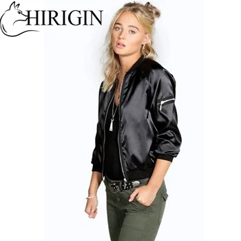 HIRIGIN Womens Autumn Casual Jackets Color Champagne Black Zipper Front Stand Collar Long Sleeve Basic Jacket Coat Outwear
HIRIGIN Womens Autumn Casual Jackets Color Champagne Black Zipper Front Stand Collar Long Sleeve Basic Jacket Coat Outwear