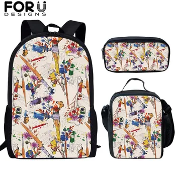 FORUDESIGNS Wildflower Artist Pattern Style Set Kid School Backpack Bookbag Canvas Student School Bags for Teen Girls Boys Kids
FORUDESIGNS Wildflower Artist Pattern Style Set Kid School Backpack Bookbag Canvas Student School Bags for Teen Girls Boys Kids