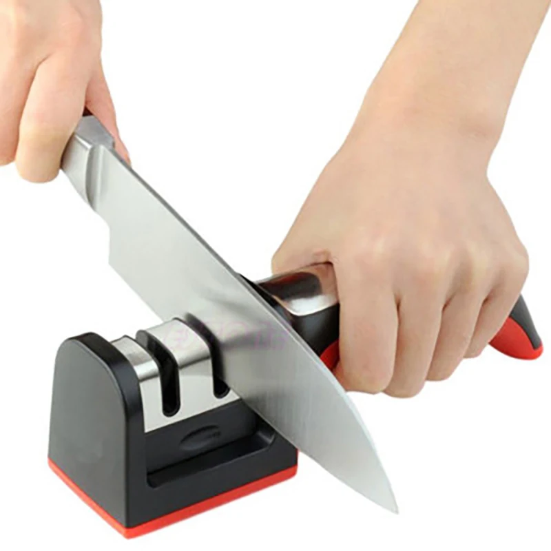 Professional Knife Sharpener 2 Stages Ceramic Diamond Sharpener Knife Sharpening Stone Grindstone Kitchen Tools
Professional Knife Sharpener 2 Stages Ceramic Diamond Sharpener Knife Sharpening Stone Grindstone Kitchen Tools