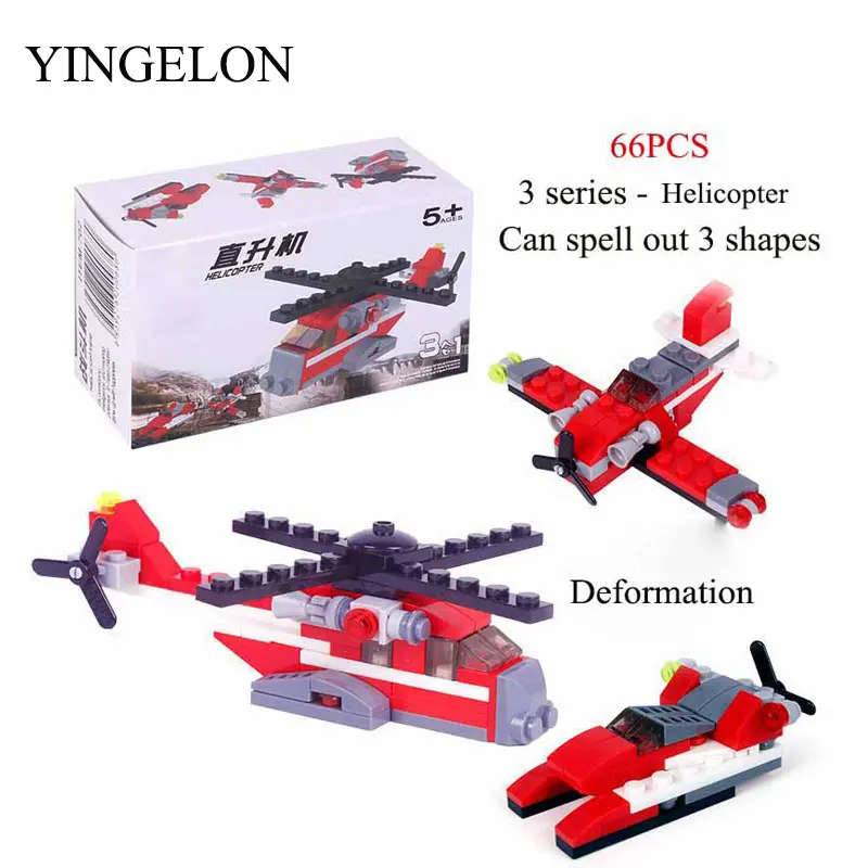 YINGELON Transport Toy Building Blocks Plastic Helicopter Excavator Block Educational legoeINGlys Figures Toys for Children
YINGELON Transport Toy Building Blocks Plastic Helicopter Excavator Block Educational legoeINGlys Figures Toys for Children