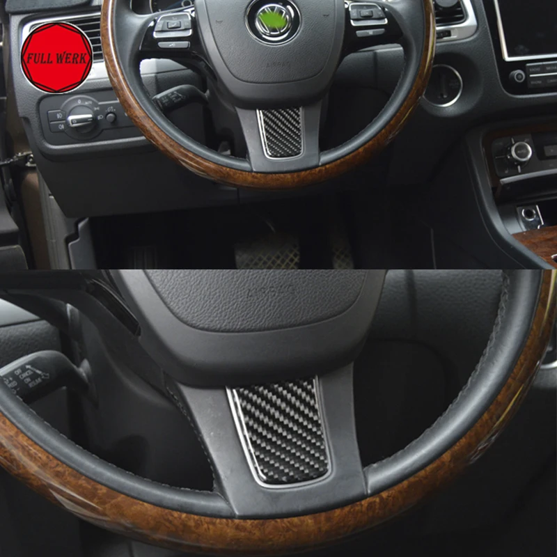 Carbon Fiber Car Steering Decoration Sticker Cover Protector for VW Volkswagen Touareg 2011-2017 Interior Mouldings Accessories
Carbon Fiber Car Steering Decoration Sticker Cover Protector for VW Volkswagen Touareg 2011-2017 Interior Mouldings Accessories