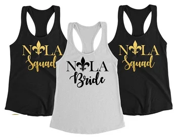 personalize glitter New Orleans Nola party bridesmaid Tanks tops tees Hen night Bachelorette bridal shower t Shirts Party favors
personalize glitter New Orleans Nola party bridesmaid Tanks tops tees Hen night Bachelorette bridal shower t Shirts Party favors