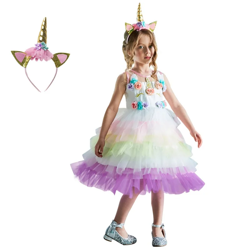 Unicorn Dresses For Girls Tutu Princess Party Dresses Flower Birthday Cosplay Halloween Costume Girls Clothing Infantil Vestido
Unicorn Dresses For Girls Tutu Princess Party Dresses Flower Birthday Cosplay Halloween Costume Girls Clothing Infantil Vestido